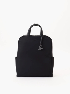 香港專櫃代購agnes b.尼龍b字吊墜手提雙肩背包書包 24春夏女款