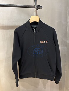 香港專櫃代購agnes b.龍年b字圖案卫衣外套新年特別版24春夏男女