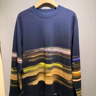 香港专柜代购agnes b.HOMME照片印花百搭时尚长袖卫衣 24秋冬男装