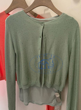 香港專櫃代購To b by agnes b 時尚圓领長袖针织開衫 25春夏女款