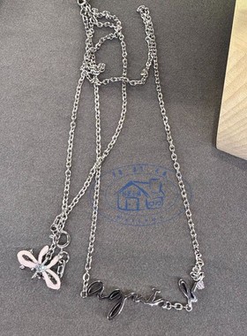 香港专柜代购agnes b.手机背带斜挎链条长款便携挂绳 25春夏女款