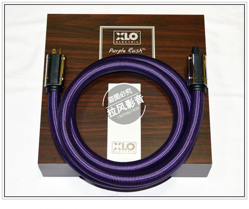 XLO原装美国至高Purple Rush发烧级音响CD功放胆机美式美标电源线