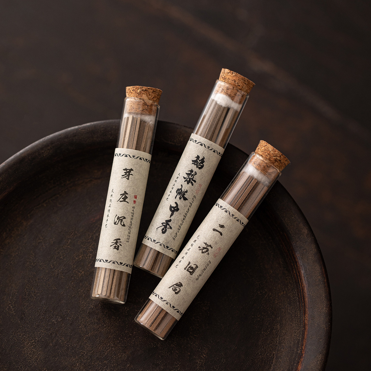 无粘粉天然艾草桂花手工线香