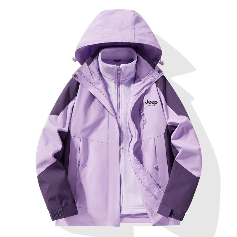 冲锋衣三合一可拆户外登山滑雪服