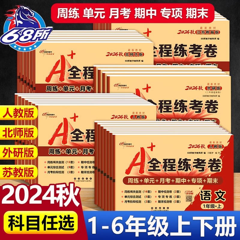 2024秋新版A+全程练考卷