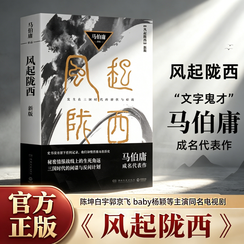【官方正版】风起陇西 马伯庸成名代表作陈坤白宇 郭京飞 Angelababy等主演电视剧原著小说 诸葛亮北伐期间三国时代秘密情报战线 G