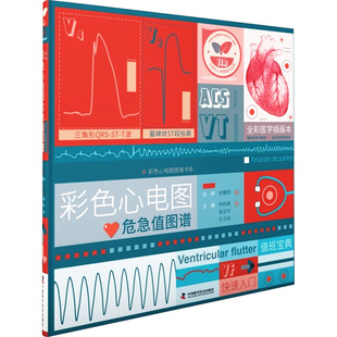 彩色心电图危急值图谱 全彩医学插画本 中国科学技术出版社 钟杭美,耿召华,孔令秋 编QG