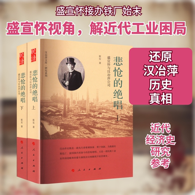 悲怆的绝唱 盛宣怀与汉冶萍公司(上、下册) 人民出版社 张实 著 中国通史  KC