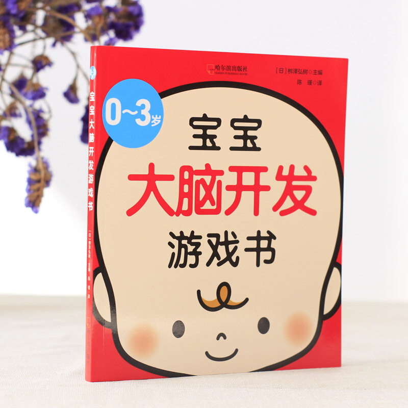 0-3岁宝宝大脑开发游戏书婴幼儿早期教育启蒙玩具书触摸洞洞翻翻书感官刺激认知发展亲子互动青岛出版社K