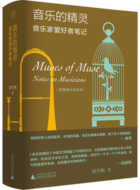 音乐的精灵 音乐家爱好者笔记 广西师范大学出版社 刘雪枫 著  KC