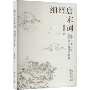 细绎唐宋词 品赏三十三位唐宋词人的浅吟低唱 山西人民出版社 阎凤梧 著 中国古诗词QG