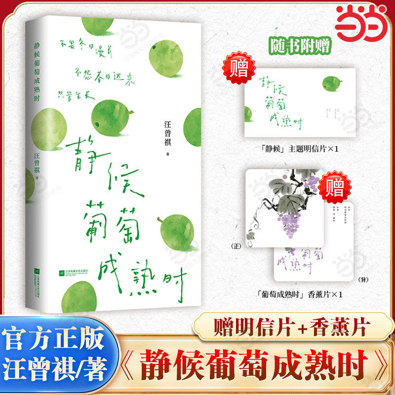静候葡萄成熟时著名散文大家汪曾祺的四时治愈术不慌不忙静候生长通过葡萄的月令循环传递生活的智慧中国现当代文学散文集新华书店
