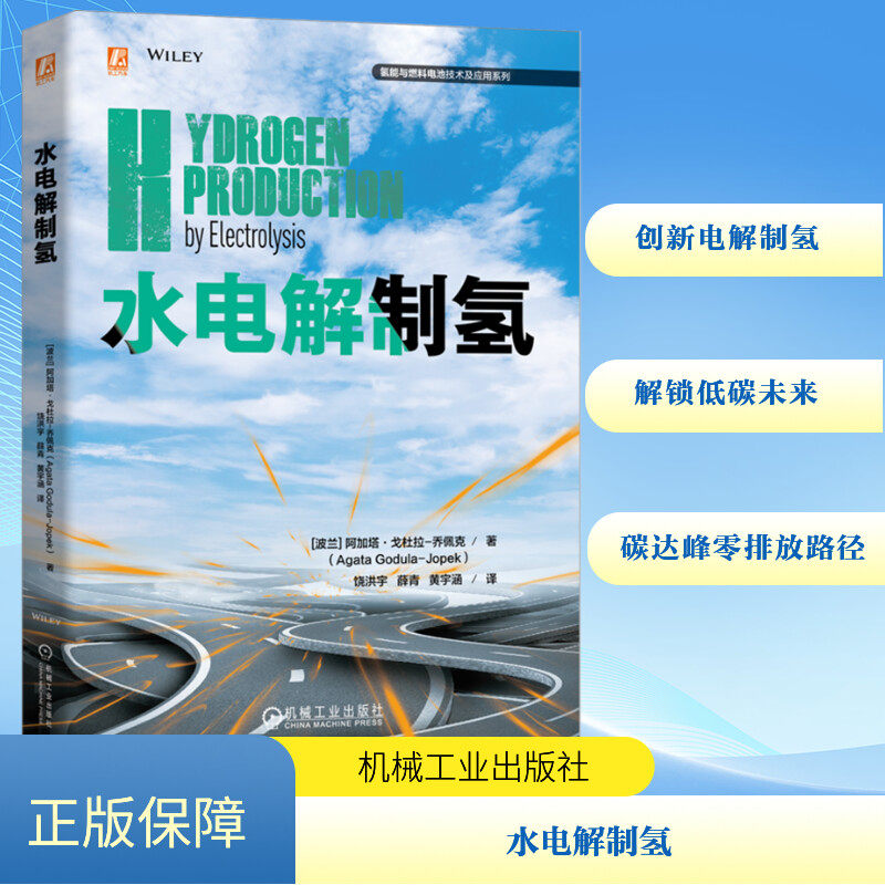 水电解制氢(波)阿加塔·戈杜拉-乔佩克 著 饶洪宇,薛青,黄宇涵 译机械工业出版社能源与动力工程KC