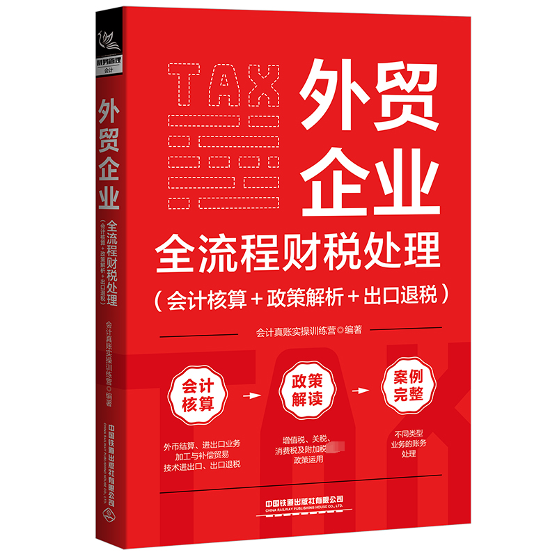 外贸企业全流程财税处理(会计核算+政策解