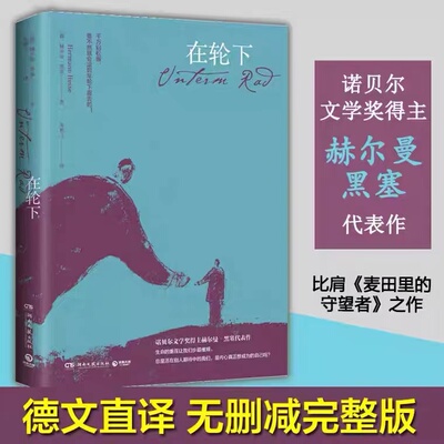 在轮下赫尔曼·黑塞自传体小说德国教育制度压抑少年天才悲剧青少年成长故事青少年成人阅读湖南文艺出版社K