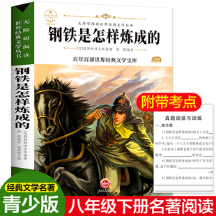 钢铁是怎样炼成的 吉林文史出版社 (苏)奥斯特洛斯基  著 胡媛媛 编 杨霞 译 少儿艺术/手工贴纸书/涂色书 KC