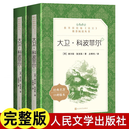 高中高一课外阅读书籍必读大卫科波菲尔 复活列夫托尔斯泰老人与海 百年孤独 乡土中国正版原著高中生语文上册书目全套课外书名著X