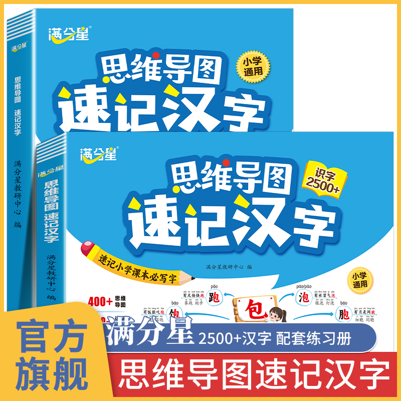 满分星小学思维导图速记汉字