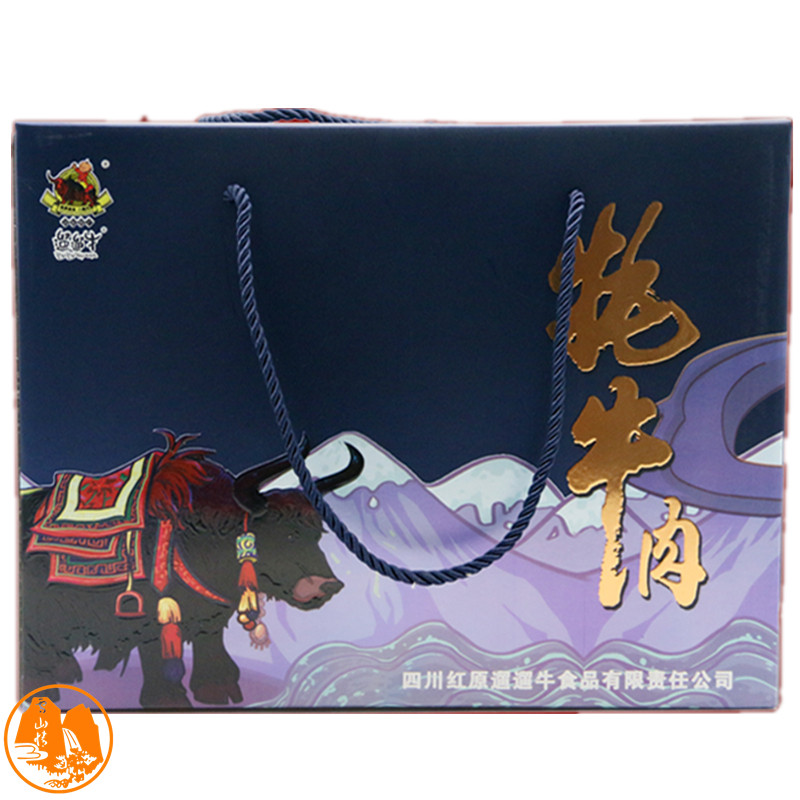 遛遛牛牦牛肉牛运带酱礼盒四川阿坝藏区高原牦牛肉干美食年货送礼