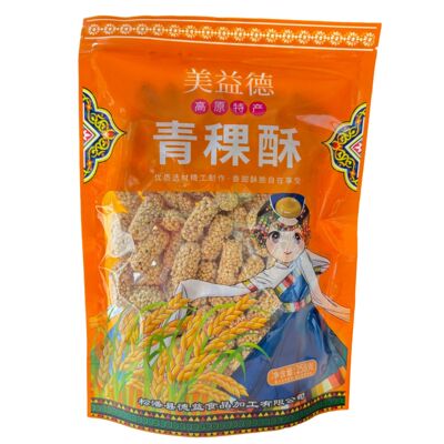 美益德青稞酥亚麻酥天须酥青稞麻花258克/袋小零食阿坝州高原特产