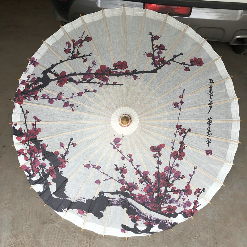 古典时尚防雨桐油纸伞舞台道具