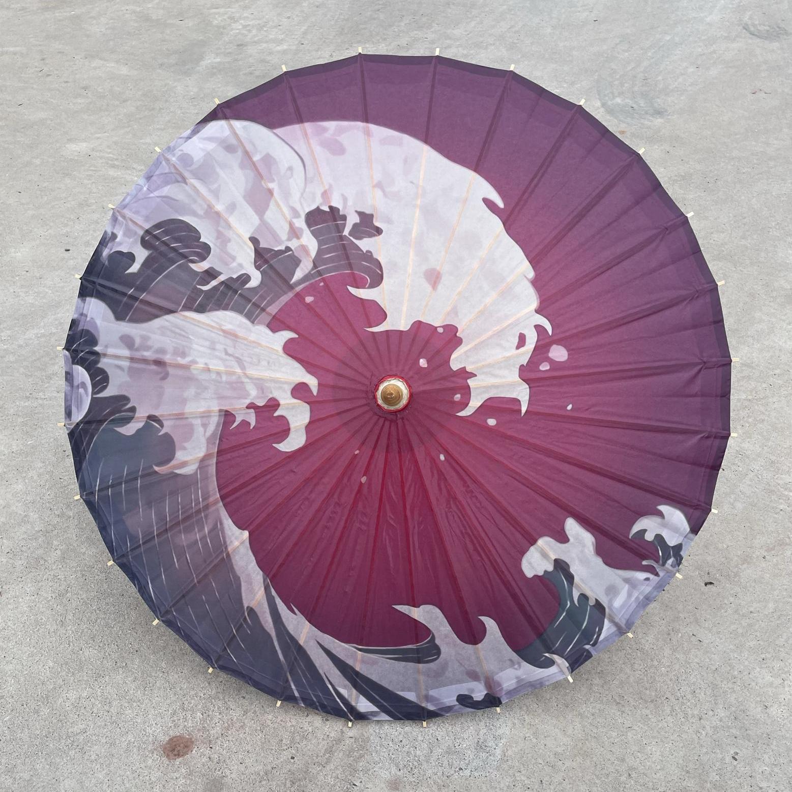 阴阳师神乐漆绘川行道具伞