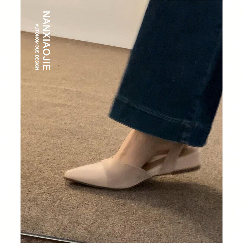 【商场同款】不累脚！法式百搭包头凉鞋女夏外穿2026年新款通勤软