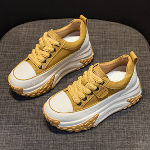 【商场同款】鞋子女2026新款秋冬季加绒爆款ins潮增高厚底轻便真