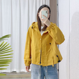 洋气连帽彩色外套女013 时尚 汉派品牌专柜2026春季 新款
