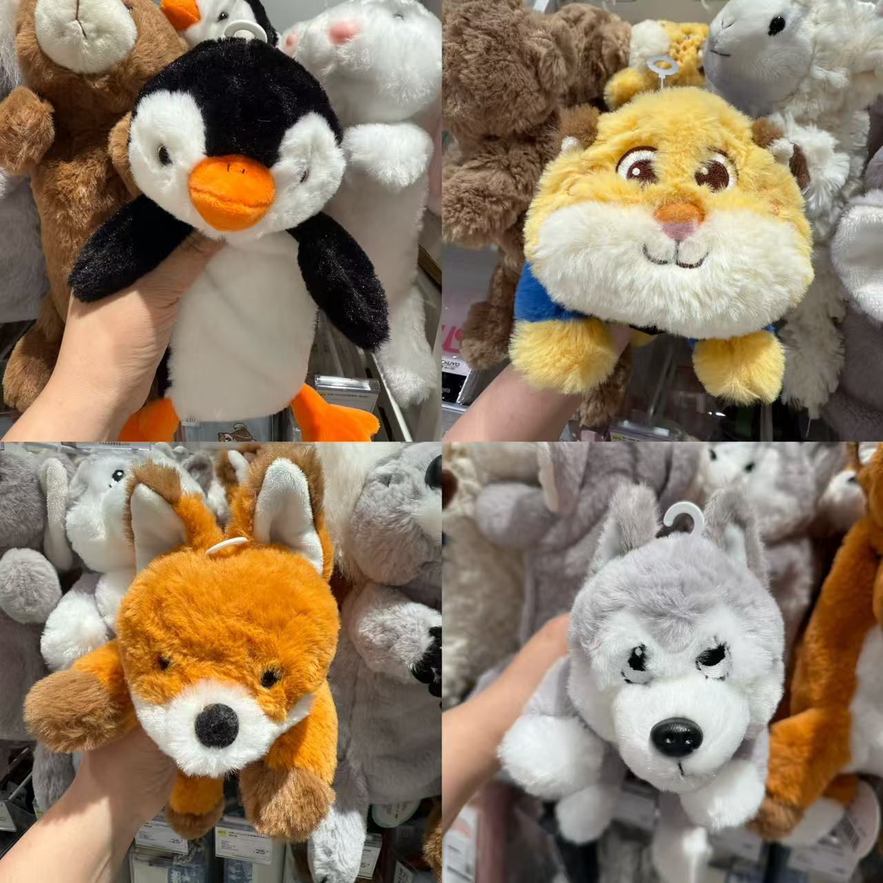 小沫KKV代购 Nuzzle动物毛绒笔袋企鹅大象熊猫狐狸小熊疯狂动物城