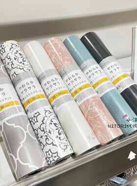 NITORI宜得利 浴室防滑硅藻土吸水软垫 灰色耐脏浴室垫 软式垫子
