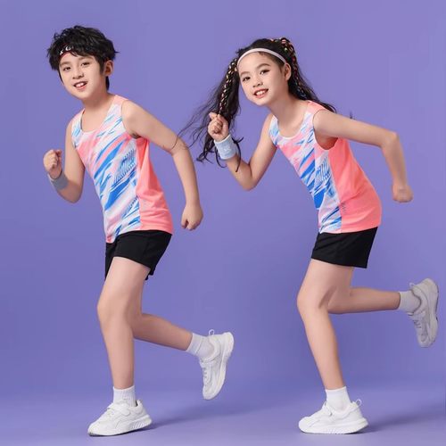中小学生儿童田径服透气速干