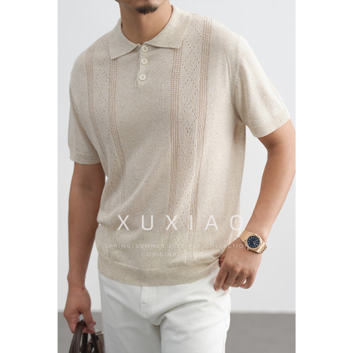 XUXIAO徐潇老钱短袖T恤POLO衫