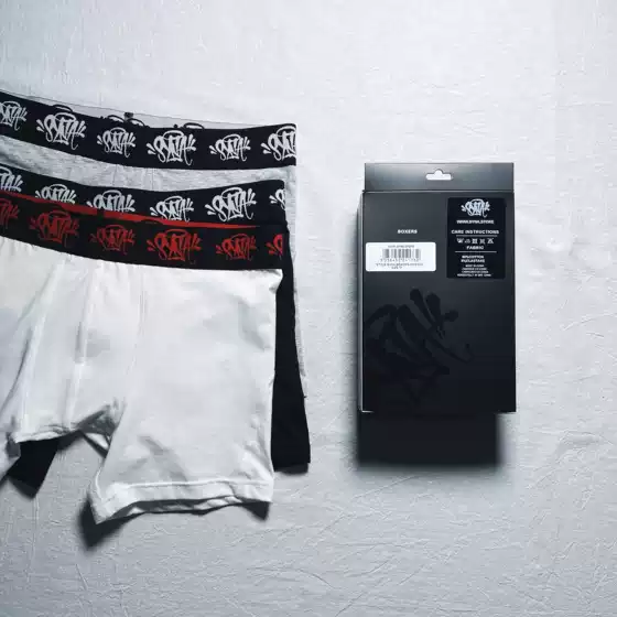 Syna World Synaworld Boxer Briefs Underwear Pure Cotton Mid-Waist Underwear