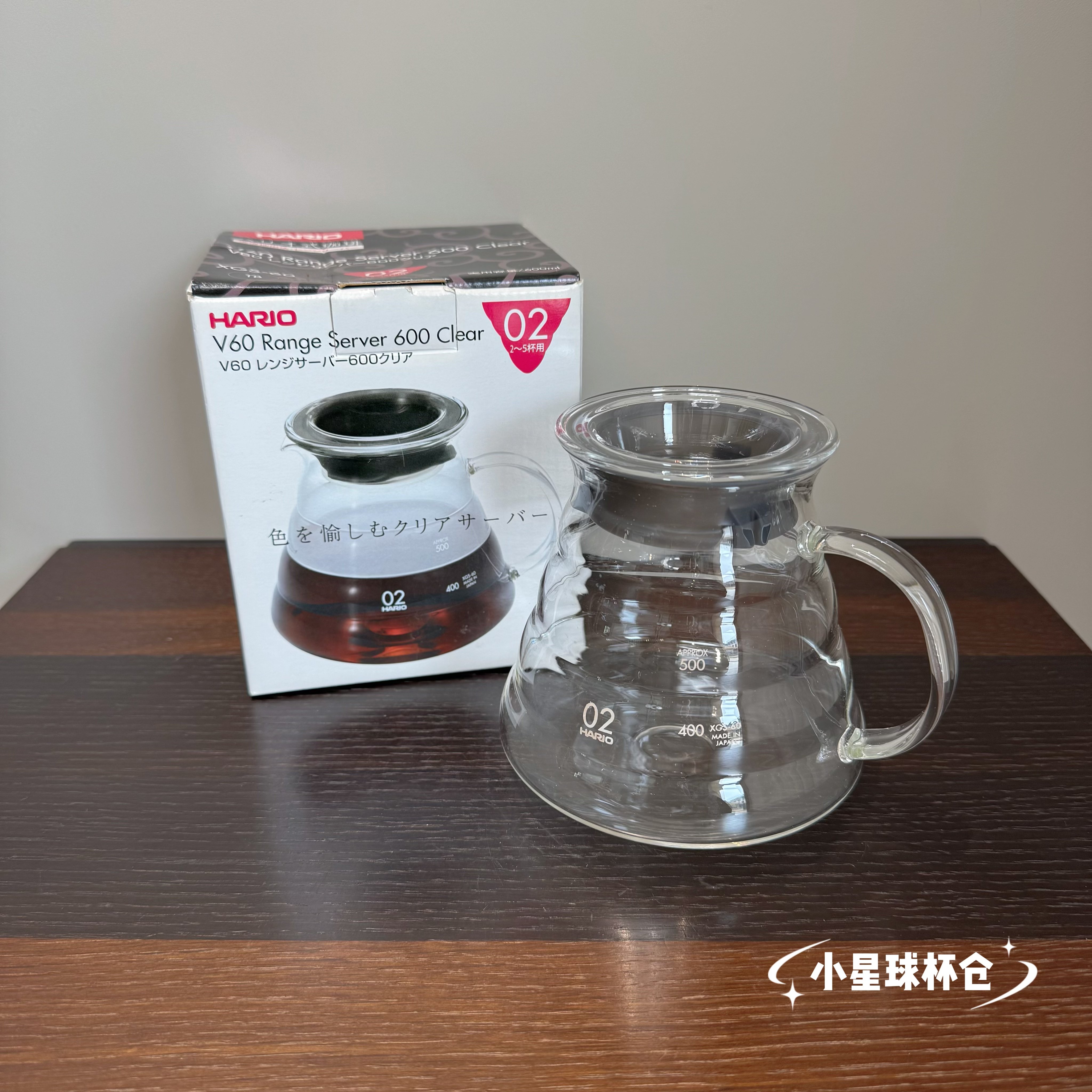 HARIO耐热玻璃手冲咖啡镀钛分享壶家用V60云朵壶滤纸滤杯套装XGS