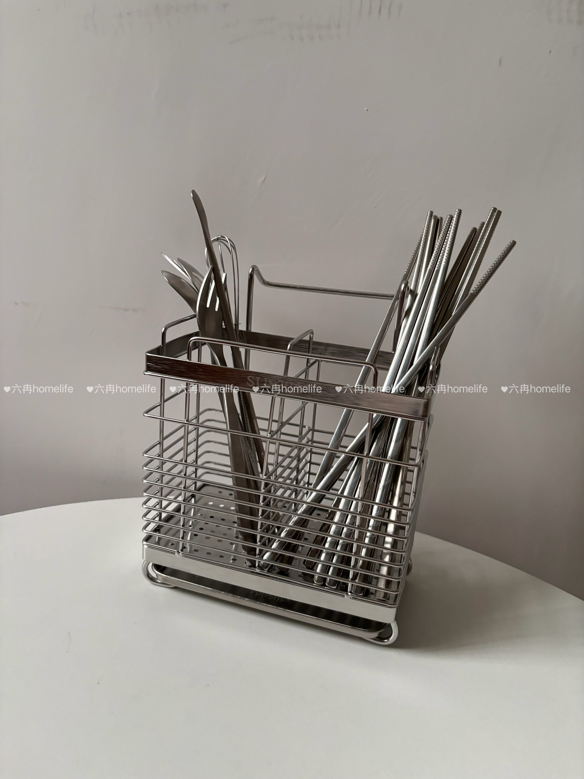 多功能筷子笼置物架家用厨房壁挂免钉304不锈钢筷子筒筷子收纳架