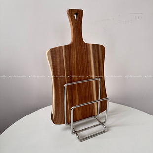 极简!304不锈钢特粗大号菜板收纳架 砧板架锅盖架子