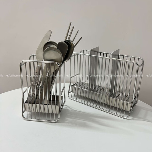 新品！加粗304不锈钢筷子筒 筷子架勺子筷子收纳架立式筷子篮