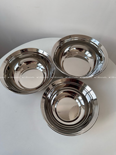 316不锈钢汤盆加深盆料理碗吃饭盆嗦粉盆备菜盆圆盆干饭盆