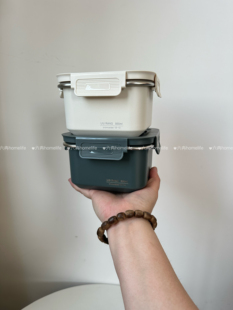 出口18/10不锈钢可微波方形小饭盒密封保鲜盒小汤盒汤碗燕麦盒早