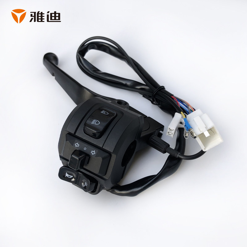 YADI 전기 자동차 핸들 바 LEON WRIGHT G5 오른쪽 가속기 핸들 스로틀 핸들 왼쪽 헤드라이트 혼 스위치
