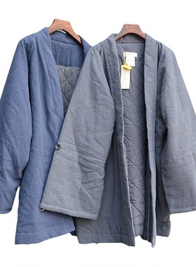 冬季薄款棉花棉衣汉服宽袖外披