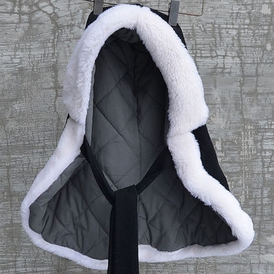 三世一木冬季加棉风雪帽保暖国风