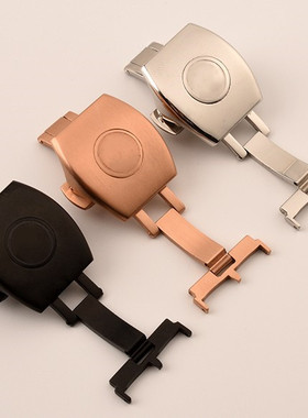 代用法兰克穆勒表扣法穆兰V45蝴蝶扣皮带折叠扣胶带扣子男士20mm