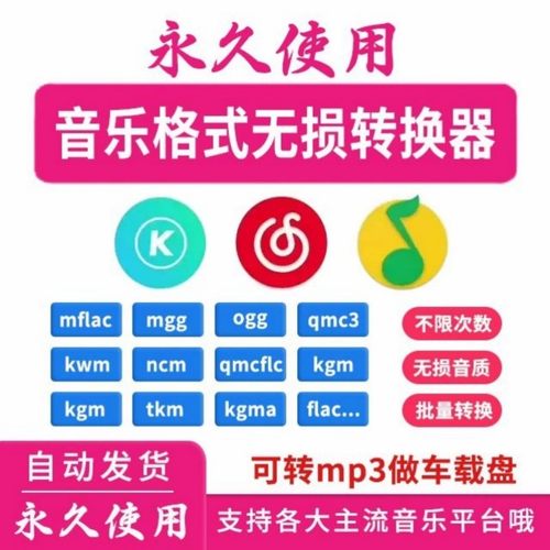 音乐格式转换mp3酷狗网易云QQ音乐kgm ncm mgg ogg转mp3转换器