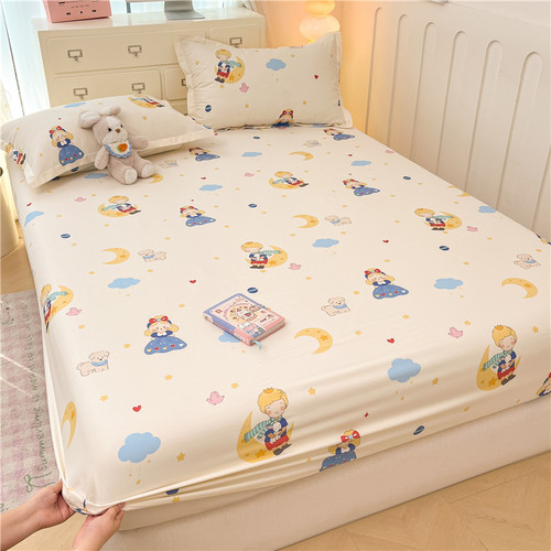 全棉床笠单件纯棉床罩席梦思床垫保护罩防尘滑床单套儿童2026新款