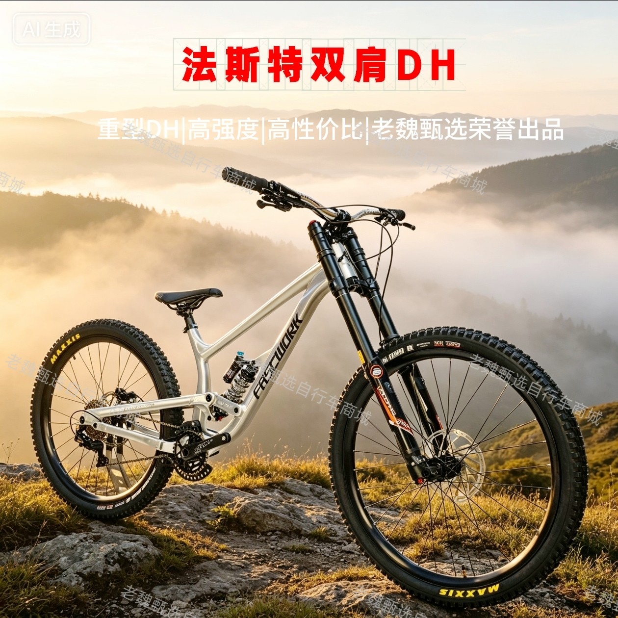 新款FASTWORK法斯特DH自行车高强度速降山地车速降车/法斯特f200