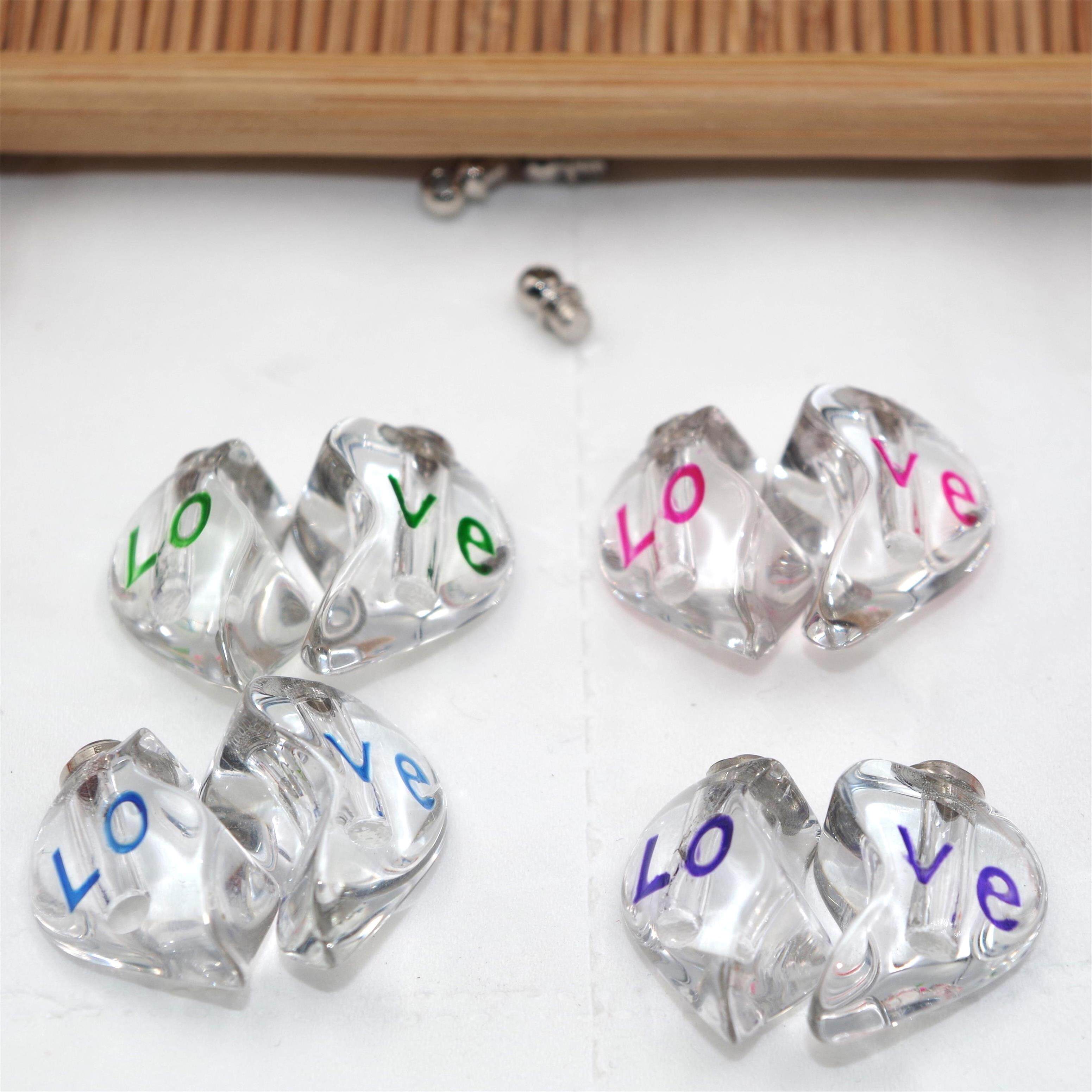 米上刻字水晶吊坠项链手链大米刻字米粒刻字米雕饰品 情侣LOVE