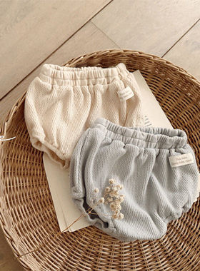 valu舒适柔软短裤！筱筱QZ~韩国童装代购26春款婴幼儿小童包屁裤