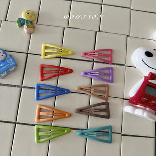 POISSON纯色甜美百搭发饰发夹！韩国童装代购2026春款女童发夹